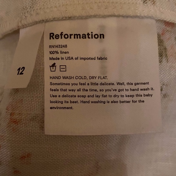 NWT Reformation Gina Dress Mildred 12 - Picture 12 of 13